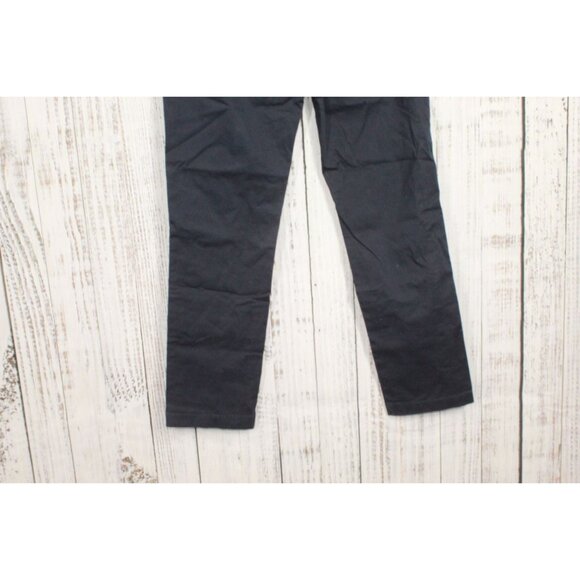 LL Bean Lakewashed Chino Pants Mid Rise Straight Leg Blue Size 6 - Picture 10 of 11